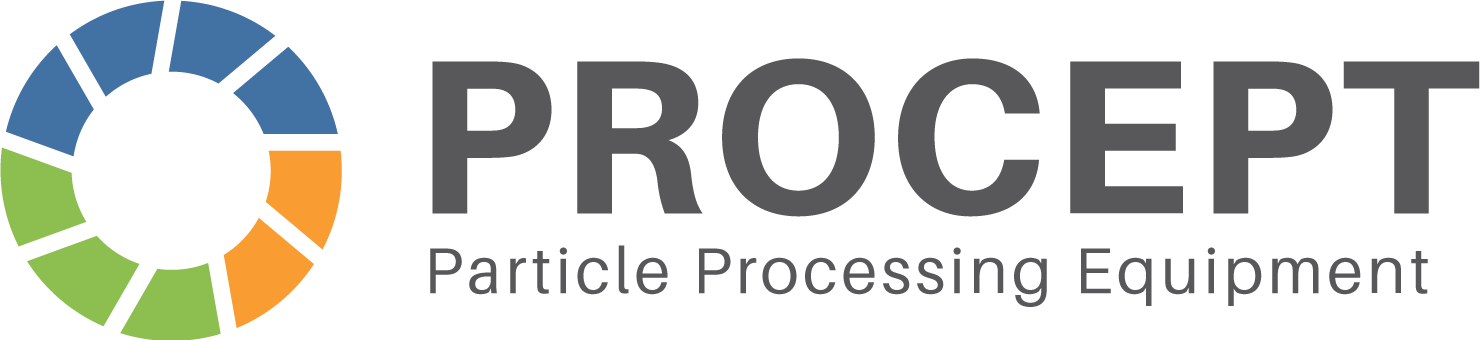 PROCEPT particle engineering processing equipment - PROCEPT logo PPE stretched