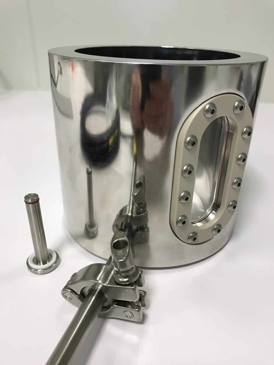 PROCEPT Lab Filter Dryer stainless steel vessel for IR-PAT probe