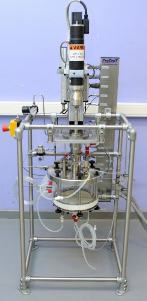 PROCEPT lab filter dryer jacketed vessel